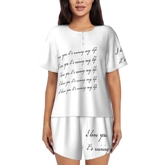 TTPD I Love You, It’s Ruining My Life Women’s Pajama Set – Free Shipping