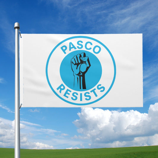 Pasco Resists Outdoor Flag, White Double Sided (3x5), Free Shipping
