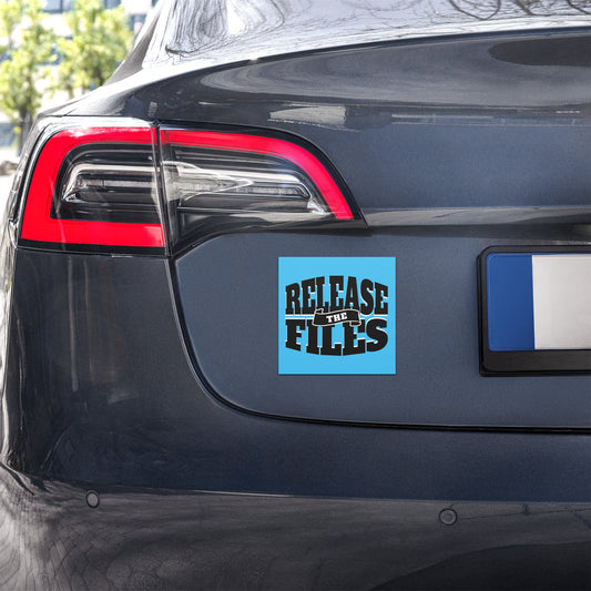 Release the Epstein Files Car Magnet, Free Shipping