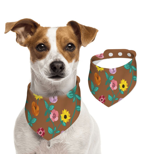 Secret Song Floral Pet Scarf, Dog/Cat - Free Shipping