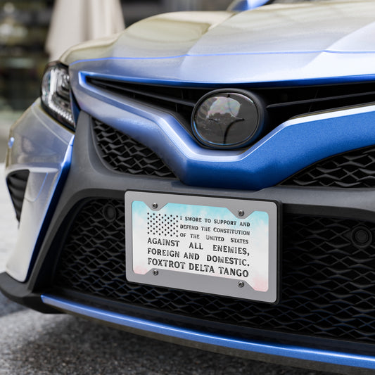 I Do Solemnly Swear Vanity Licence Plate – Free Shipping