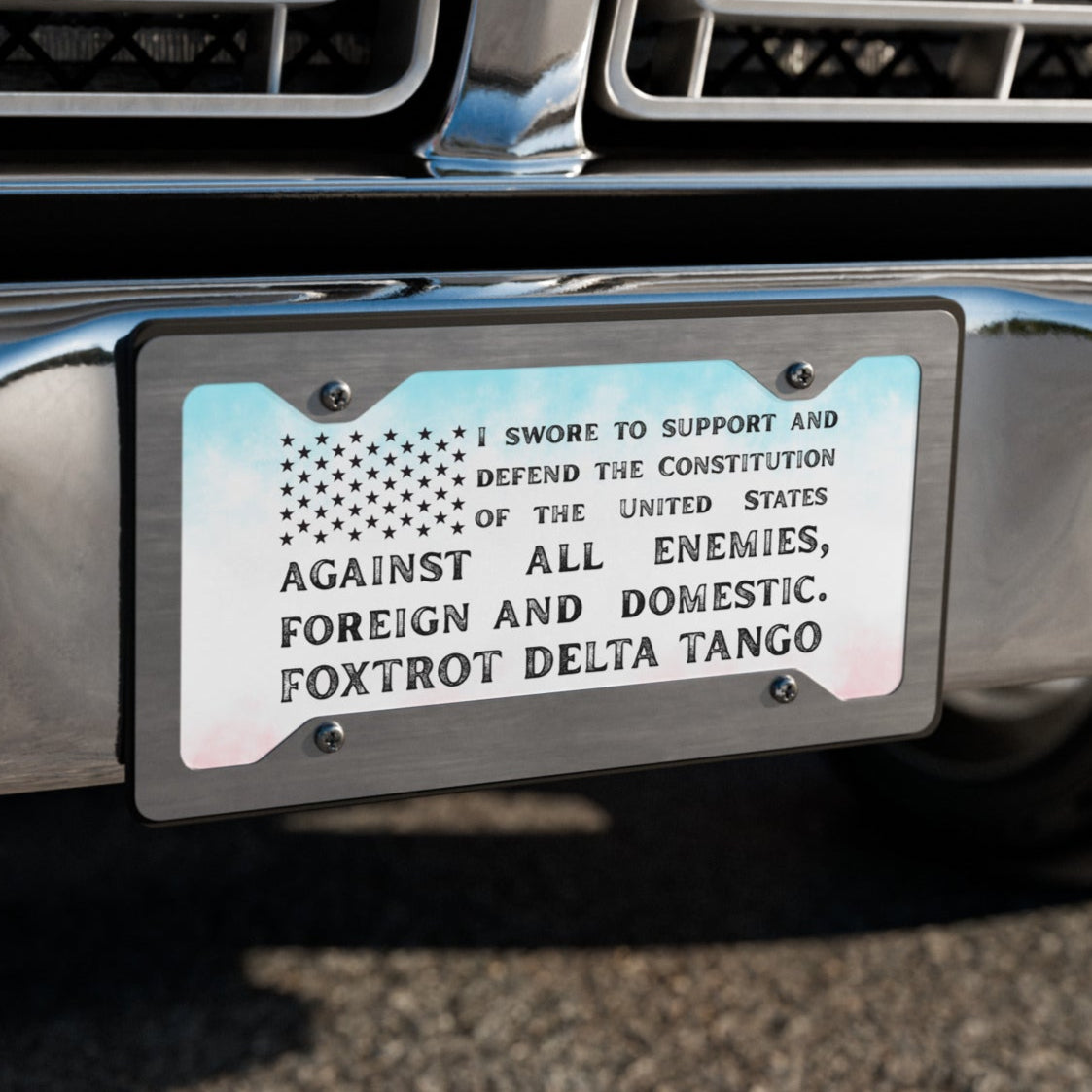 I Do Solemnly Swear Vanity Licence Plate – Free Shipping