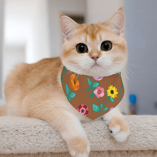 Secret Song Floral Pet Scarf, Dog/Cat - Free Shipping