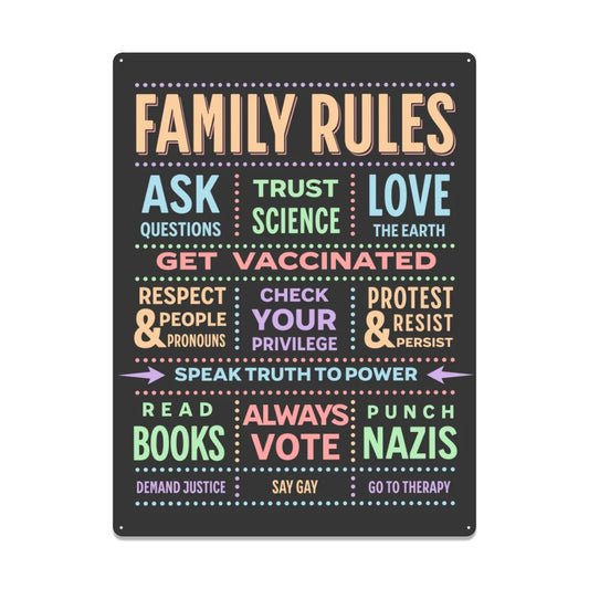 Sign Home Decor, In this Progressive Liberal House We, Free Shipping