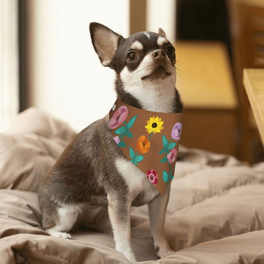 Secret Song Floral Pet Scarf, Dog/Cat - Free Shipping