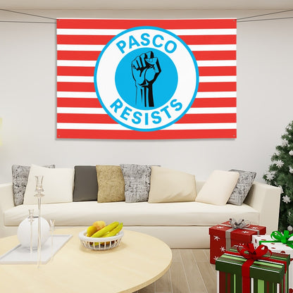 Pasco Resists Banner 71"x47" about 6 ft × 4 ft, Free Shipping