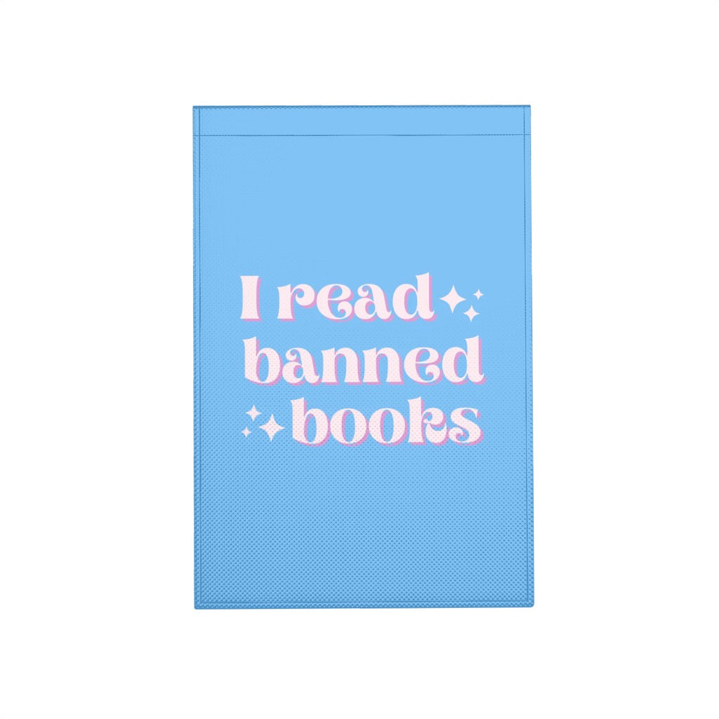 I Read Banned Books, Garden Flag, Free Shipping