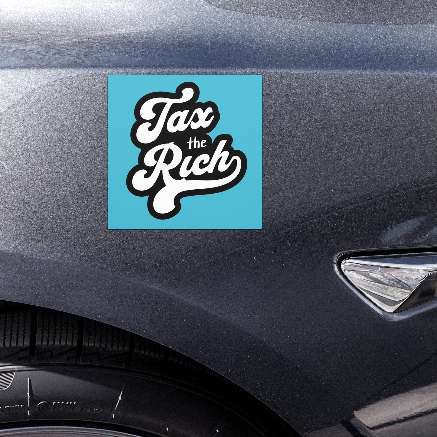 TAX THE RICH Car Magnet Bumper Sticker - Free Shipping