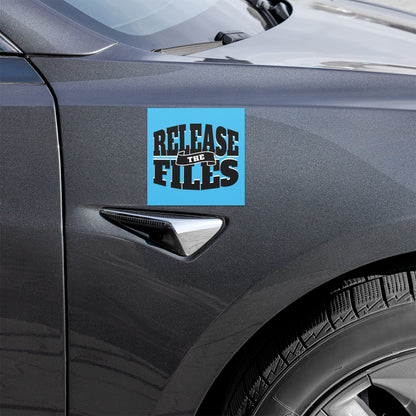 Release the Epstein Files Car Magnet, Free Shipping