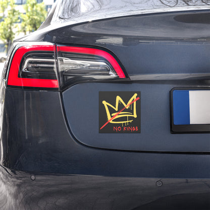 No Kings Protest Anti Trump Car Magnets - Free Shipping