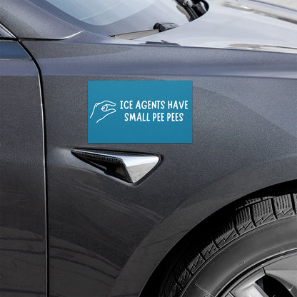 ICE Small Pee Pee Car Bumper Magnet Free Shipping