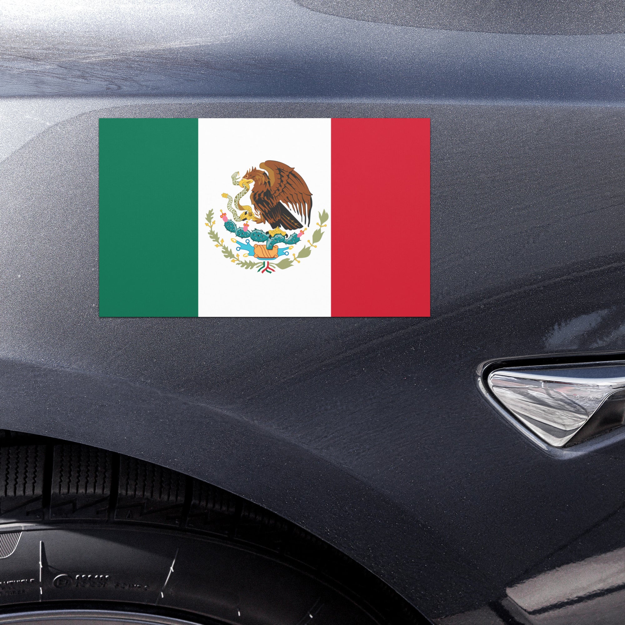 Car Magnet for ICE fishing, Mexican Flag, Free Shipping