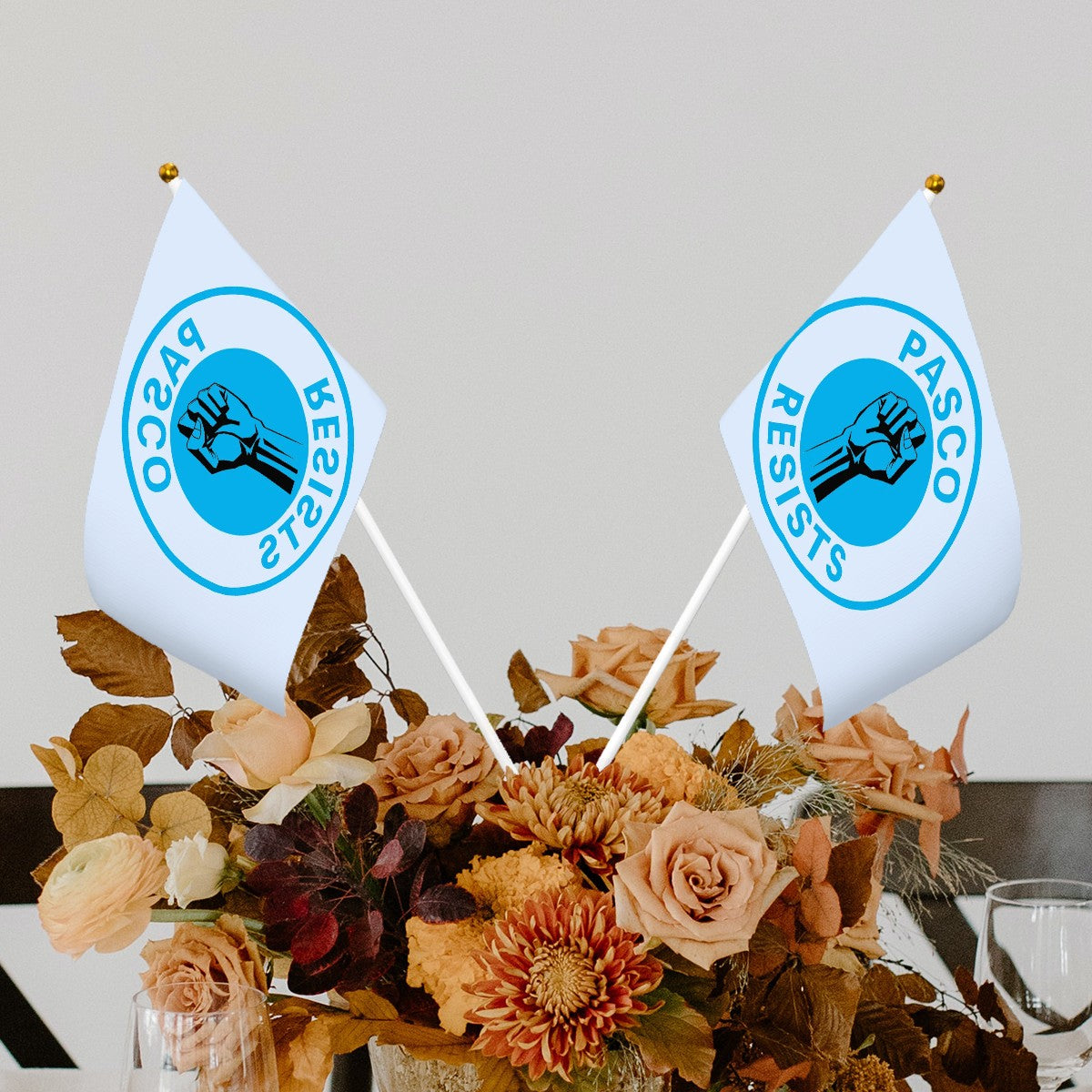Pasco Resists Small Hand Flags (Set of 6), Free Shipping
