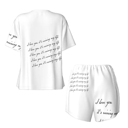 TTPD I Love You, It’s Ruining My Life Women’s Pajama Set – Free Shipping