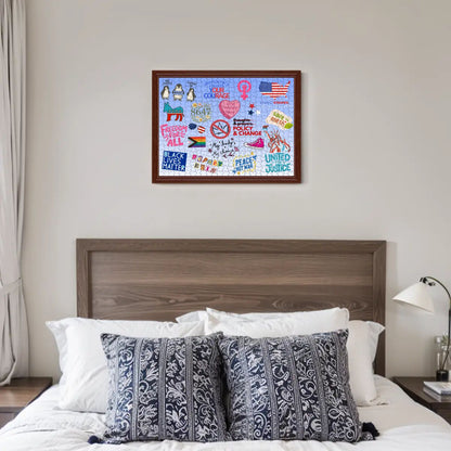 Anti-MAGA Puzzle, Democrat Progressive, 500 Pieces, Free Shipping