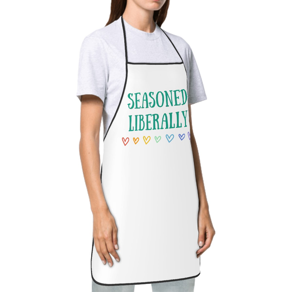 Adult Apron without Pockets Season Liberally, Free Shipping