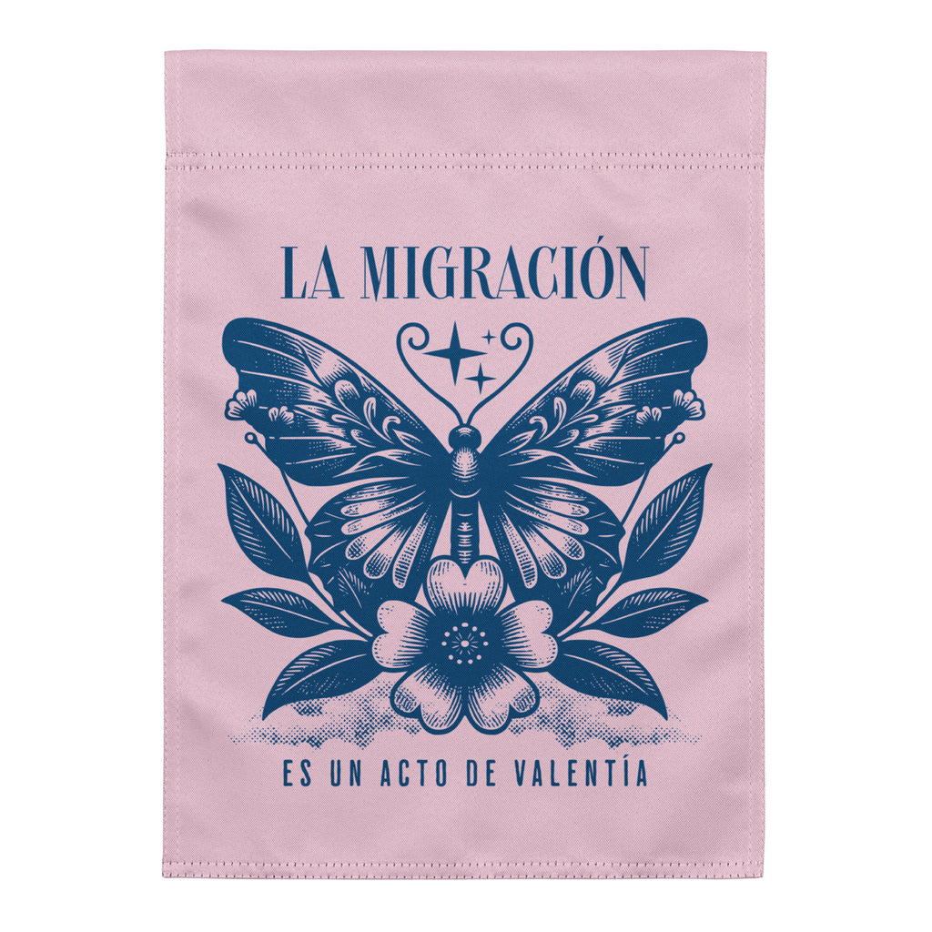 La migración es un acto de valentía,Yard Garden Flag - Espanol Free Shipping