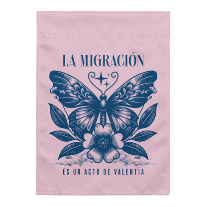 La migración es un acto de valentía,Yard Garden Flag - Espanol Free Shipping