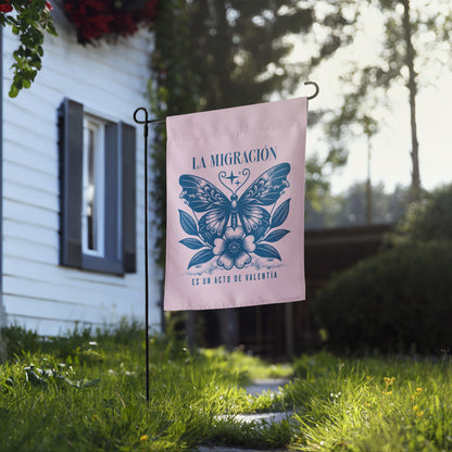 La migración es un acto de valentía,Yard Garden Flag - Espanol Free Shipping
