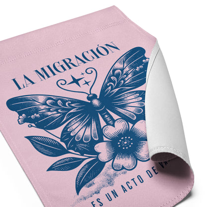 La migración es un acto de valentía,Yard Garden Flag - Espanol Free Shipping