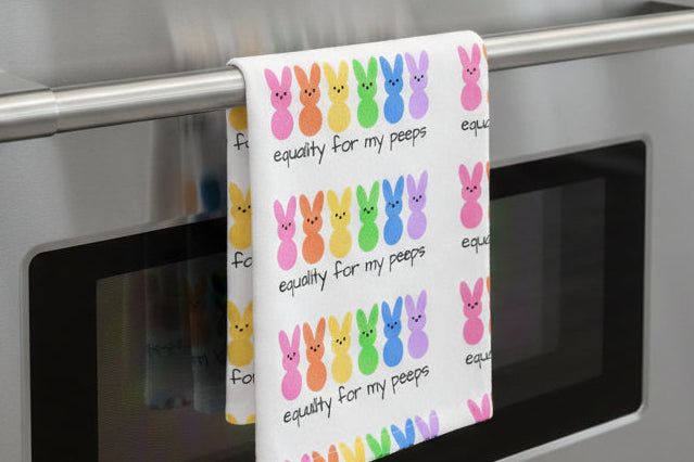 Colorful Peeps-themed product packaging on a white background
