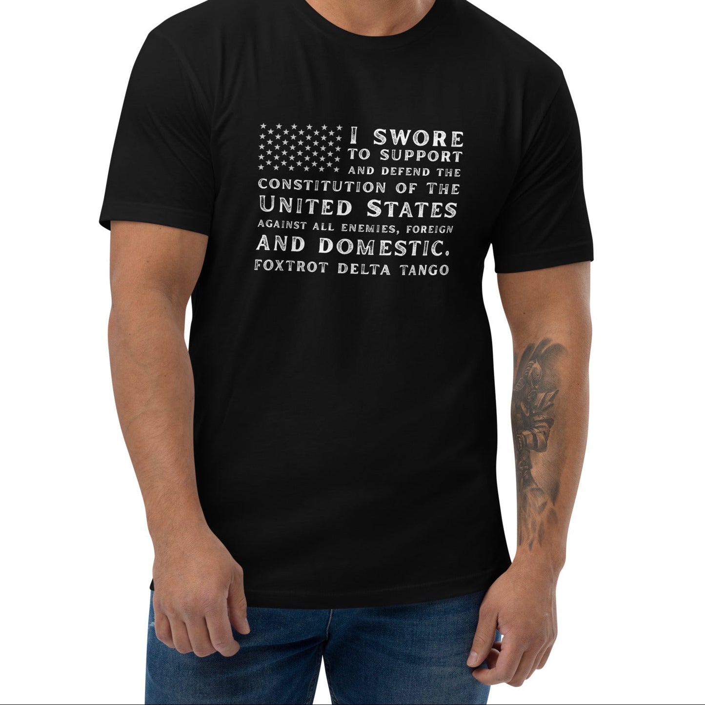 The Oath of Enlistment, Foxtrot Delta Tango, FDT Short Sleeve T-shirt - Free Shipping