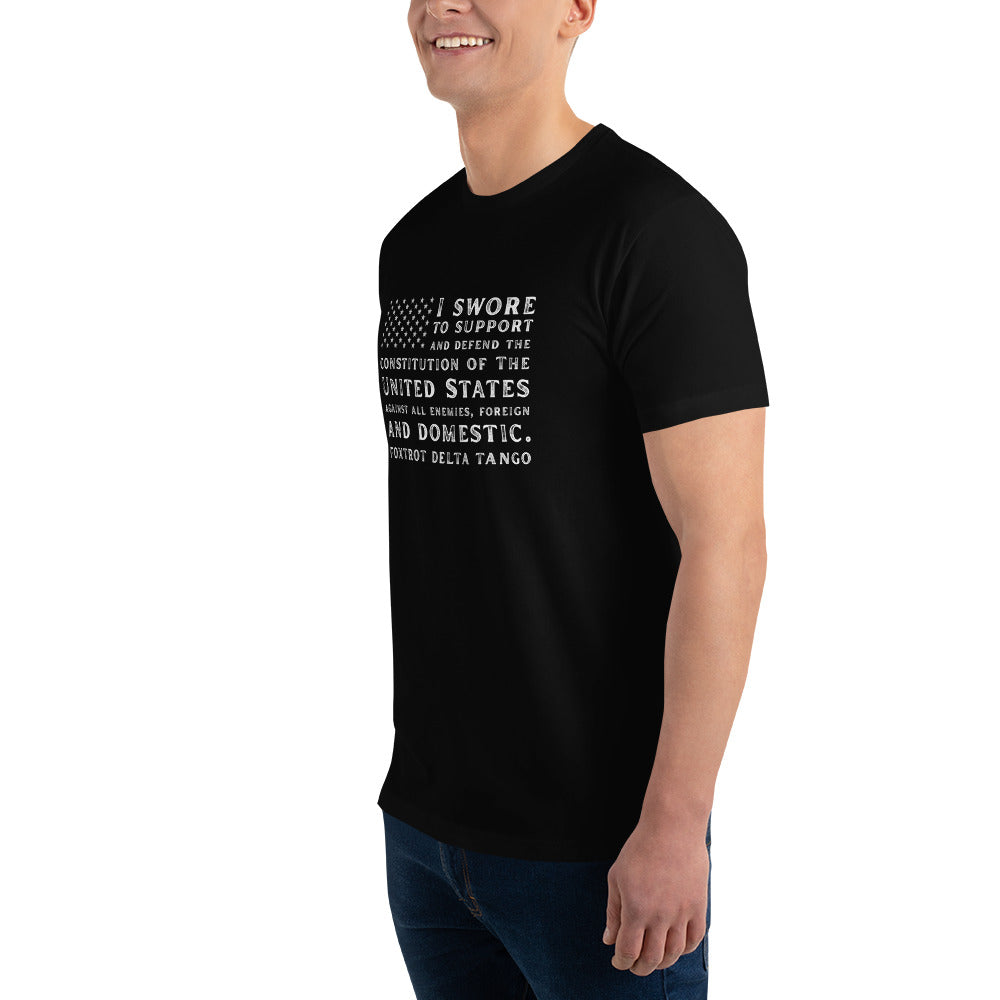 The Oath of Enlistment, Foxtrot Delta Tango, FDT Short Sleeve T-shirt - Free Shipping