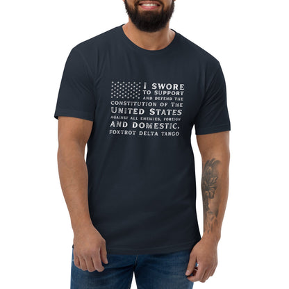 The Oath of Enlistment, Foxtrot Delta Tango, FDT Short Sleeve T-shirt - Free Shipping
