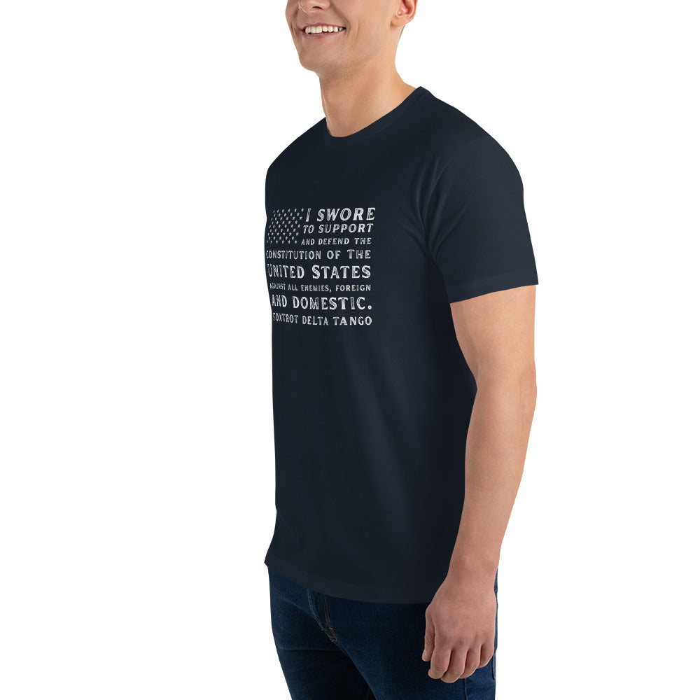 The Oath of Enlistment, Foxtrot Delta Tango, FDT Short Sleeve T-shirt - Free Shipping