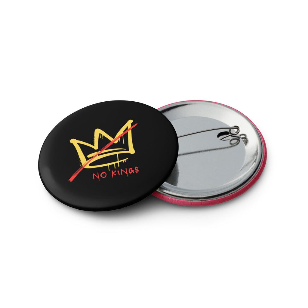 Resistance Protest Pin Buttons Set of 5, FDT Antifa No Kings, Free Shipping